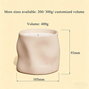 Recipiente de Cerámica para Velas, Diseño Moderno y Minimalista, Colorido, para Decoración del Hogar, Personalizado OEM - Product Image 3