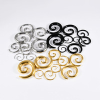 Piercing d'oreille en acier inoxydable 1,6-10 mm, spirales, dilatateurs, plugs, extenseurs, style Hiphop, bijoux de piercing