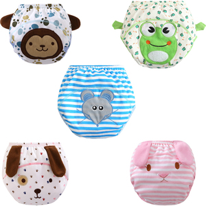 Pantaloni da allenamento per bambini in cotone Anti-batteri impermeabili pannolini lavabili mutande per bambini - Product Image 4