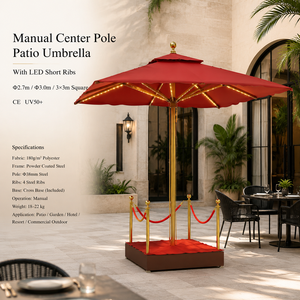 Parasol de plage en <span class=keywords><strong>bâche</strong></span> pour programmes de mobilier extérieur autour de sièges de plaza commerciale pour l'aménagement paysager commercial - Avis de commande - Product Image 1