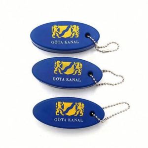 พวงกุญแจรูปทรงกลมลายแมวแบบโฟม PU ทอ พร้อมโลโก้สั่งทำ ขายส่ง - Product Image 4