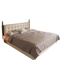 Lit capitonné de luxe réglable au design français moderne, avec tête de lit rembourrée douce, taille King Size, ensemble de meubles pour chambre principale