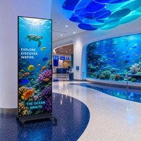 Afficheur LED GOB PF1.5 pour location avec écran pliable à verrouillage rapide HDR10 600 Nits de luminosité pour événements scéniques et halls de restaurants