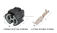 DJ70410Y-2.2-21 6189-0647 Prise de capteur étanche à 4 voies pour Toyota Corolla Camry, boîtier PA66