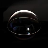 SANHANG SANHANG00075 Demi-dôme sphérique OEM en verre optique saphir rond avec base pour composants optiques