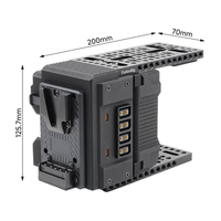 Module d'extension de cage d'alimentation pour caméra V-Mount, distributeur d'alimentation D-Tap Type-C pour Nikon Z6 Z7 Z8 ZR Z7II Z8II