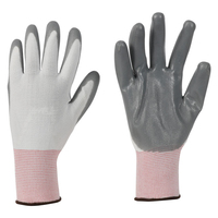 Gants industriels robustes en PVC avec doublure en fil de coton, respirants, légers, revêtement longue durée, anti-coupure, antidérapants, résistants aux produits chimiques et à l'huile