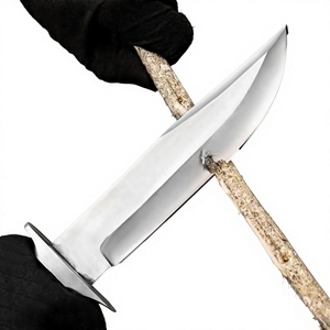 Couteau d'extérieur multifonctionnel à haute dureté, couteau de survie et d'autodéfense portable, couteaux Bowie fabriqués en acier 100% - Product Image 6