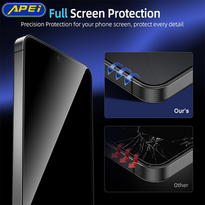 ฟิล์มกระจกนิรภัยแบบกันรอยขีดข่วน 2 ชิ้น สำหรับ <span class=keywords><strong>Samsung</strong></span> Galaxy S26 Ultra ติดตั้งง่าย ไร้ฟองอากาศ พร้อมระบบกำจัดฝุ่นอัตโนมัติ - Product Image 6