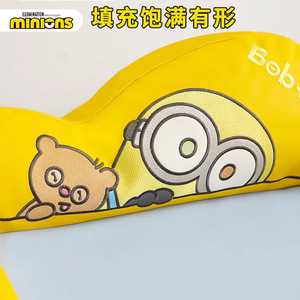 Minions Wave Backrest <b>Cushion</b> For Dogs Pet <b>Bed</b> Yellow With Character Design - Product Image 3