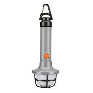 Cross Border LED Camping <b>Lantern</b> Rechargeable Battery Powered Portable Work Light With Carabiner Hook White Light WC-010 - Product Image 1