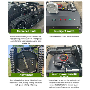 Hot bán Crawler Điều khiển từ xa máy cắt cỏ vườn sử dụng máy cắt cỏ - Product Image 6