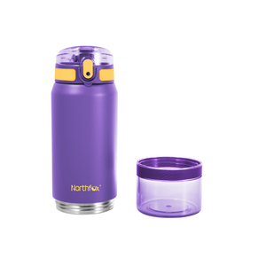 Nouveaux produits 2025 Bouteille d'eau sportive en acier inoxydable pour enfants avec personnalisation de la marque, scellée sous vide, avec paille - Product Image 4