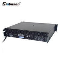 Sinbosen DS-10Q 4 Ohm Puissant Classe Td 4 Canaux Amplificateur de Puissance Fabricants 2100 Watts pour Scène