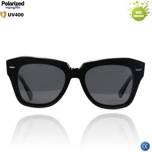 VISION PLUS Occhiali da Sole in Acetato Mazzucchelli Occhiali da Sole alla Moda a Farfalla Occhiali da Sole di Lusso Certificati CE UV400 Polarizzati - Product Image 2