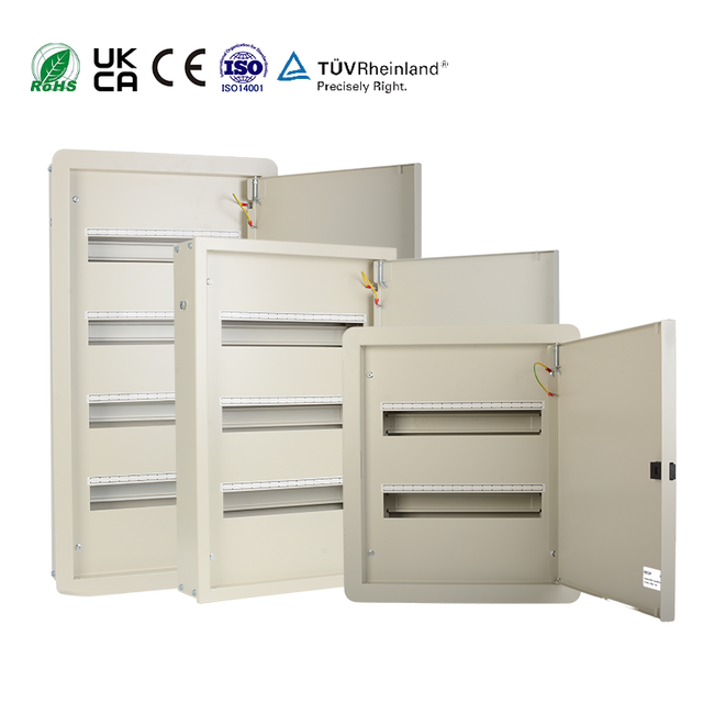 9/18/24/36/45 Way Panel Metal MCB Enclosure Power Distribution Box Wall Mount Enclosure Electrical Boxes Mounting Plate Metal