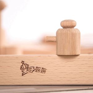 Jouets en bois Montessori, accessoires pour enfants, vaisselle de cuisine en bois de hêtre naturel, kit de nourriture jouet - Product Image 4