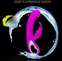 Vibrador Conejo Grande Pretty Love de Baile, Vibrador Dildo de Gran Potencia para la Masturbación Femenina, Estimulador de Clítoris y Punto G