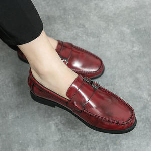 Chaussures Oxford pour hommes britanniques en cuir véritable imperméable, à bout fermé, faites à la main, pour mariage, formelles, décontractées, antidérapantes, avec boucles et sangles - Product Image 4