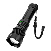 Lampes de poche télescopiques Helius 3000 lumens super lumineuses, lampe torche à zoom, alimentation mobile portable, lampe torche tactique LED longue portée