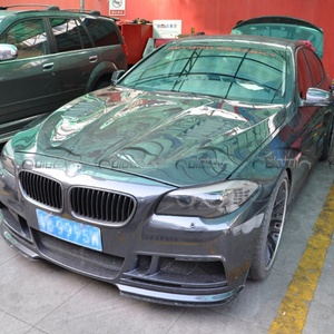 Pour BMW F10 F11 M5 Mtech Msport 520i 520d 540i 550i Capot avant en carbone avec prises d'air - Product Image 2