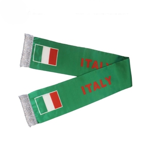 Bufanda de Fútbol con la Bandera de Italia de Doble Cara, Tejida, con Logotipo Personalizado, Directo de Fábrica, Recuerdo para Aficionados del Evento de Fútbol 2026 - Product Image 5