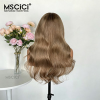 Perruque frontale brésilienne en cheveux humains Remy, sans colle, transparente HD, aspect naturel, longue, emballage personnalisable, vente en gros