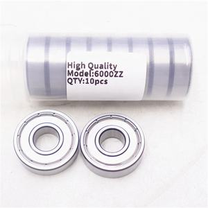 Roulements à billes à gorge profonde à grande vitesse 6000ZZ 6000-2Z 6000 ZZ taille 10*26*8mm 6000-ZZ roulement à billes blindé - Product Image 1