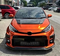 Kit carrosserie pour Toyota GR Yaris style VRS : Lame avant, jupes latérales, diffuseur arrière, spoiler