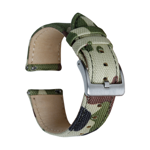 Cinturini <span class=keywords><strong>per</strong></span> Orologi in Tessuto Nautico, Cordura e Pelle, Cinturini di Lusso in Tessuto Nautico - Product Image 4