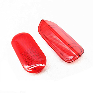 Couvre-phare avant rouge réflecteur 6Q0947419 en plastique asphérique en forme de ménisque pour Magotan Touran Tiguan Passat Superb Golf 6 Polo - Product Image 1