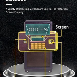 Wanjiabao H1-1500 Fireproof Safe Steel Security <b>Cabinet</b> 14mm Thickened Steel Anti-Pry Anti-Smash Office Storage <b>Locker</b> - Product Image 4