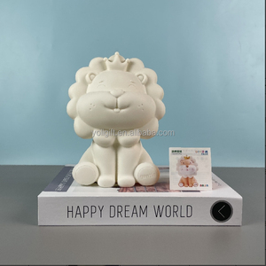 Salvadanaio in Vinile a Forma di <span class=keywords><strong>Leone</strong></span> Cartone Animato, Giocattoli per Bambini, Bambola in Resina Plastica, Barattolo Creativo per Risparmi, Regalo di Natale - Vendita all'Ingrosso - Product Image 1