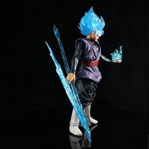 Figurine de dessin animé Dragon Son <span class=keywords><strong>Goku</strong></span> Ball en PVC de 23CM, collection BDZ rad hair avec lumière - Product Image 3
