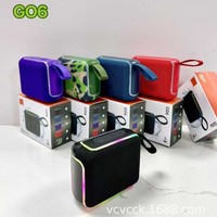 Altavoz Bluetooth Inalámbrico Portátil RGB LED de 5W, Mini Woofer con Batería para Deportes al Aire Libre, Ciclismo y Computadora