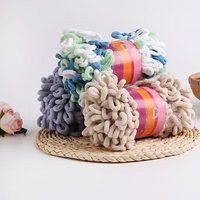 Offre Spéciale – Fil à Boucles en Chenille Épaisse en Polyester, Doux et Idéal pour le Tricot Manuel et les Projets Artisanaux