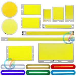 Personalizado Cob Led Chip Panel de barra Lámpara 1W 50W-1000w rojo azul blanco al aire libre Dc 3v 5v 12v 24v de alta potencia lámpara de luz Led mazorca Diy