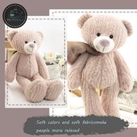Ours en peluche kawaii mignon et personnalisé de 18 pouces, jouet en peluche pour enfants