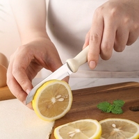 Lot de 6 ustensiles de cuisine personnalisés en plastique écologique : fouet à œufs, ciseaux, éplucheur de fruits, couteaux, ouvre-bouteille