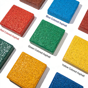 Asphalte coloré sur mesure pour pavage / Bardeaux bitumineux colorés pour la construction routière - Product Image 4