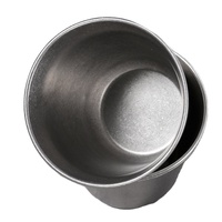 Gobelet vintage en acier inoxydable 304 pour boissons froides, café, eau, jus, utilisation en restaurant et barbecue