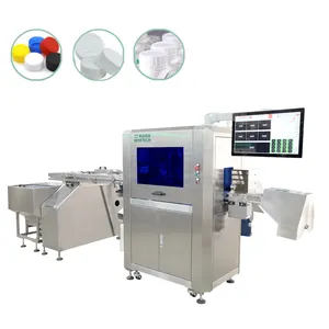 Plastic Cap Closures Visual Defects Detection Machine Instead Of Manually Checking