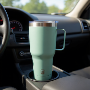 Gobelet isotherme en acier inoxydable 900 ml, portable, avec poignée, pour voiture - Product Image 3