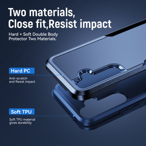 Funda Protectora de Doble Capa Antihuellas para <span class=keywords><strong>Samsung</strong></span> <span class=keywords><strong>Galaxy</strong></span> A54 5G A14 A52 A13 A53 A33 A73 A14 A17 A56 A36 A26 - Product Image 6