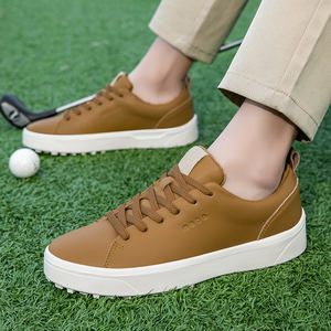 36-47 <span class=keywords><strong>Chaussures</strong></span> <span class=keywords><strong>de</strong></span> <span class=keywords><strong>golf</strong></span> <span class=keywords><strong>de</strong></span> luxe en cuir véritable en blanc marron noir bleu-casual - Product Image 1