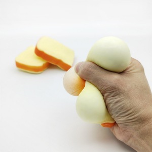 Juguete Blandito de Pan Tostado, Juguete Antiestrés de TPR de Rebote Lento, Regalo para Niños y Adultos - Product Image 5