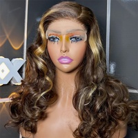 Parrucca Bob Corta Afro Ricci Crespi in Capelli Umani, Frontale in Pizzo, Capelli Vergini Vietnamiti HD Senza Colla, per Taglio e Mix, Parrucca Remy per Donne Nere