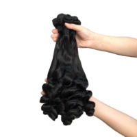 Envío rápido Venta caliente Super doble pelo dibujado tejido Perruque 100% paquetes de cabello virgen Duquesa Curl # Color Natural