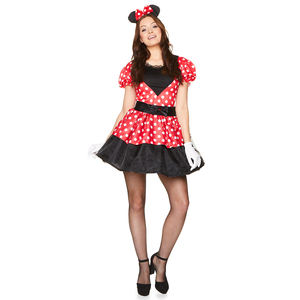 ODM Mujeres Fiesta Carnaval Rendimiento Cosplay Disfraz Venta al por mayor Miss Mouse Vestido XS a 2XL Anime Inspirado Traje familiar - Product Image 2