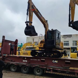 Sany Cina dibuat dengan tanah bergerak sekop SY135 SY75 penggali mini Memuat oleh datar, scany crawler escavador dijual ke Columbia - Product Image 5